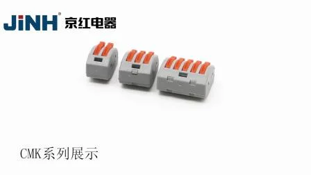 Jinh – bornier électrique, connecteur de fil enfichable, connecteurs compacts à levier d'épissure de puissance rapide